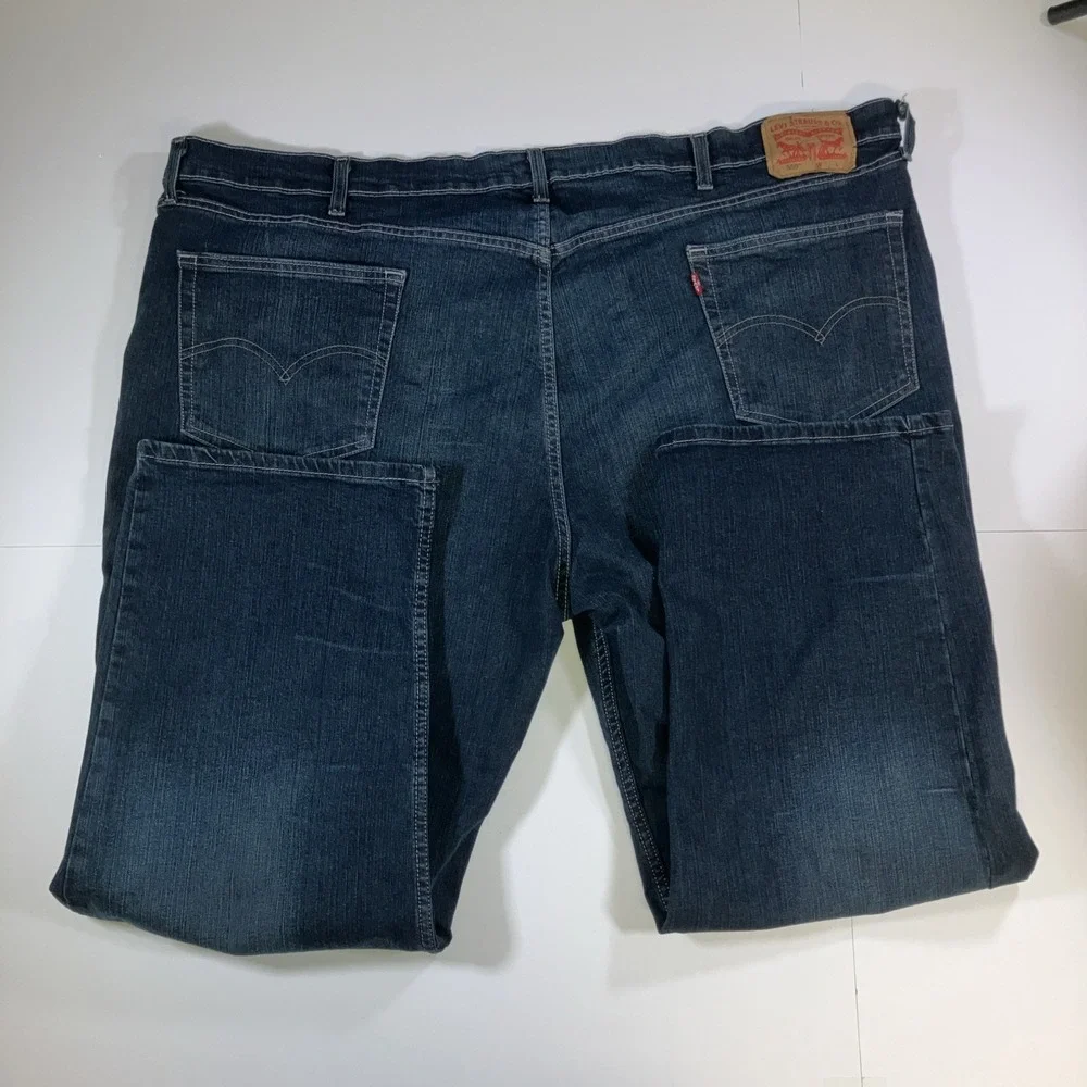 Levi's‎ 559 Jeans Mens 50x30 Relaxed Straight Dark Wash Stretch Denim